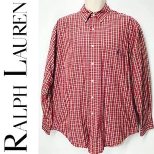 RALPH LAUREN Polo Blake Dress Shirt L 100% Cotton